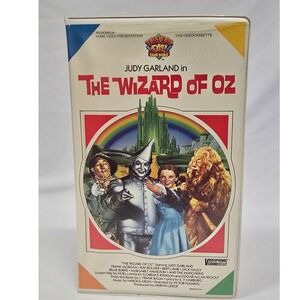 The Wizard of Oz VHS Viddy For Kids MGM/UA Judy Garland 1985 Clamshell MV600001